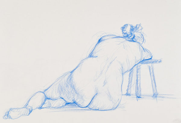 dessin de nu féminin