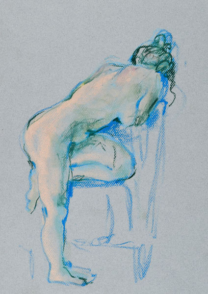 dessin de nu féminin