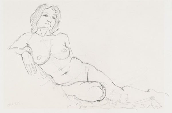 dessin de nu féminin