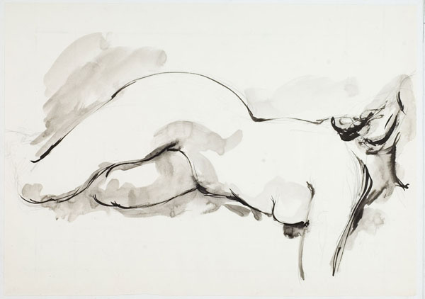 dessin de nu féminin