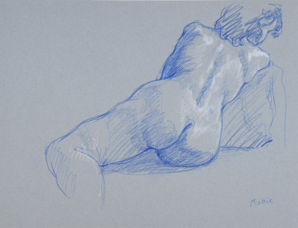 dessin de nu féminin