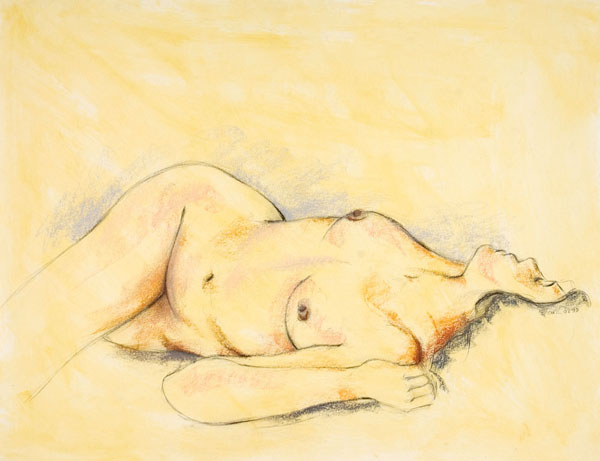 dessin de nu féminin