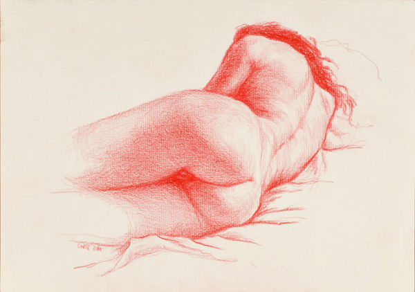 dessin de nu féminin