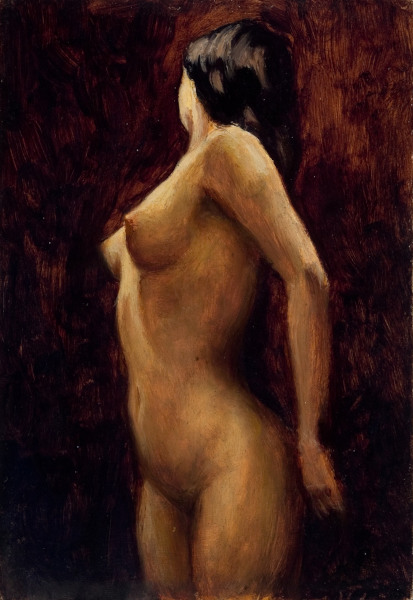 dessin de nu féminin