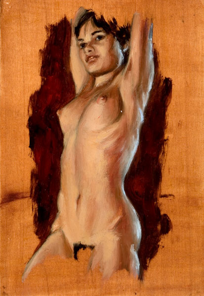 dessin de nu féminin