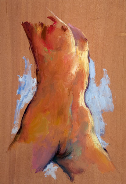 dessin de nu féminin