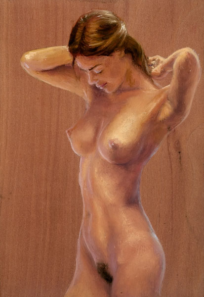 dessin de nu féminin