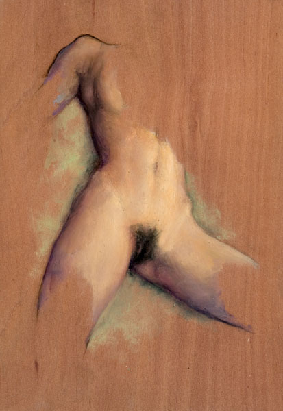 dessin de nu féminin