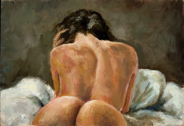 dessin de nu féminin