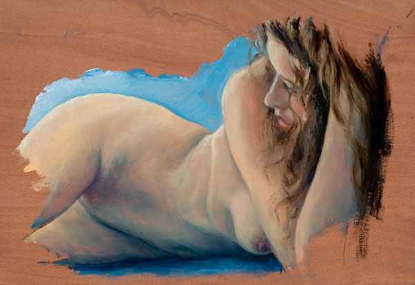 dessin de nu féminin