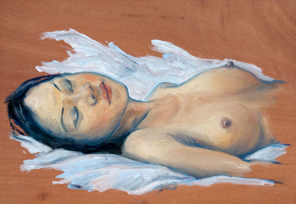 dessin de nu féminin