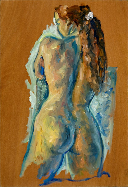 dessin de nu féminin