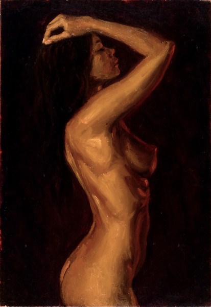 dessin de nu féminin