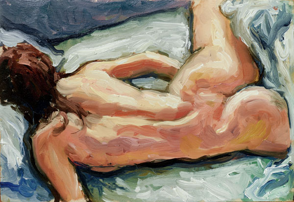 dessin de nu féminin