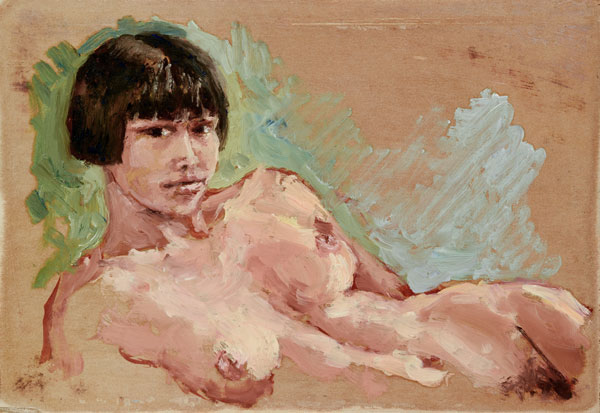 dessin de nu féminin