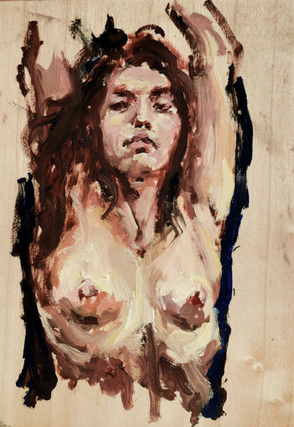 dessin de nu féminin